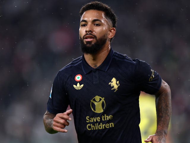 Juventus midfielder Douglas Luiz on October 19, 2024 Juventus midfielder Douglas Luiz on October 19, 2024