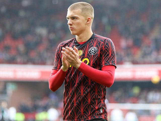 Sheffield United defender Alfie Gilchrist in November 2024. Sheffield United defender Alfie Gilchrist in November 2024.