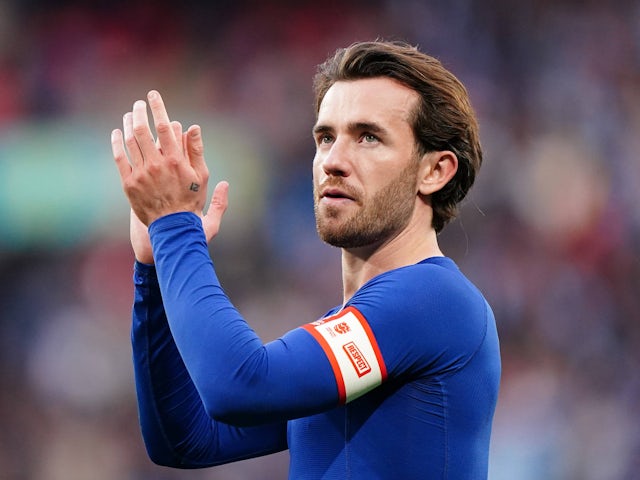 Chelsea's Ben Chilwell pictured on April 20, 2024 Chelsea's Ben Chilwell pictured on April 20, 2024