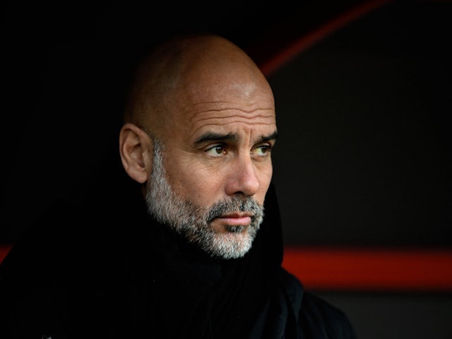 Manchester City head coach Pep Guardiola pictured on February 8, 2025 Manchester City head coach Pep Guardiola pictured on February 8, 2025