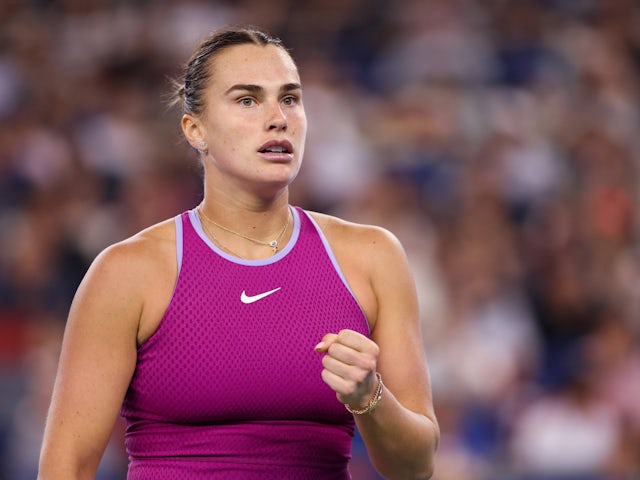 Aryna Sabalenka pictured on October 12, 2024 Aryna Sabalenka pictured on October 12, 2024