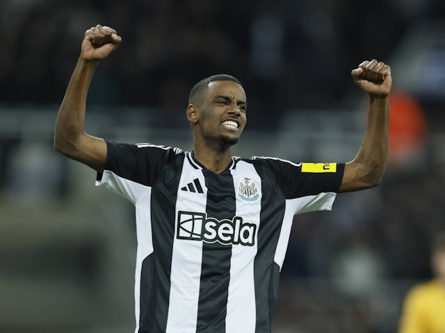 Newcastle United's Alexander Isak on January 15, 2025