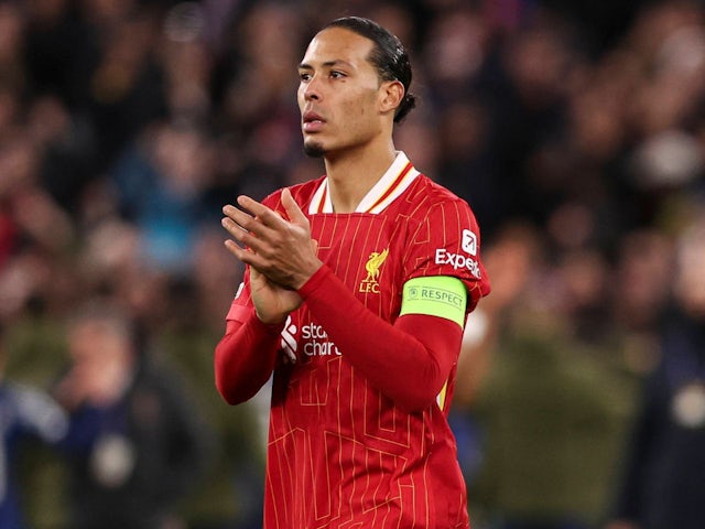 Liverpool's Virgil van Dijk on March 11, 2025 Liverpool's Virgil van Dijk on March 11, 2025