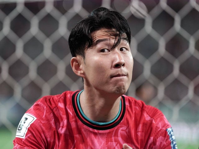 Son Heung-min of South Korea during his side's clash against China, on June 11, 2024 Son Heung-min of South Korea during his side's clash against China, on June 11, 2024