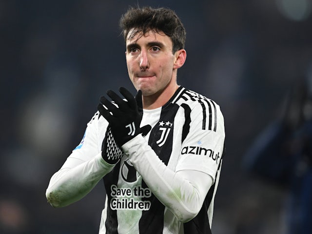 Juventus' Andrea Cambiaso pictured on January 14, 2025