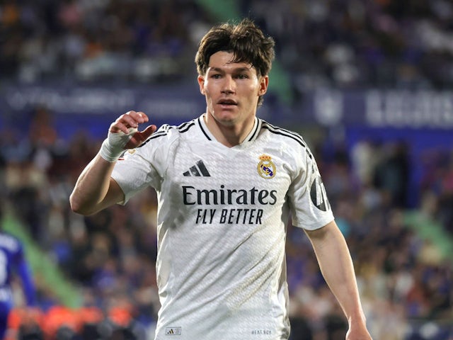 Real Madrid's Fran Garcia on April 23, 2025 Real Madrid's Fran Garcia on April 23, 2025