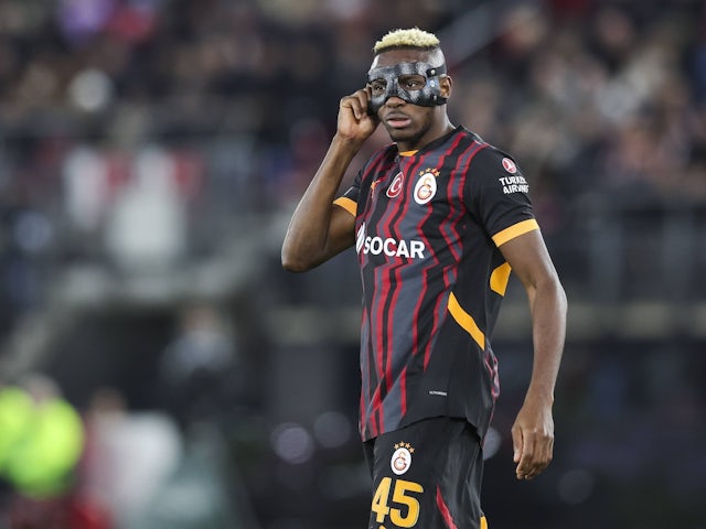 Galatasaray striker Victor Osimhen on November 28, 2024 Galatasaray striker Victor Osimhen on November 28, 2024