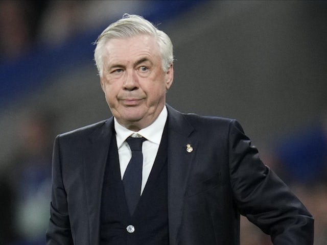 Real Madrid head coach Carlo Ancelotti on April 20, 2025