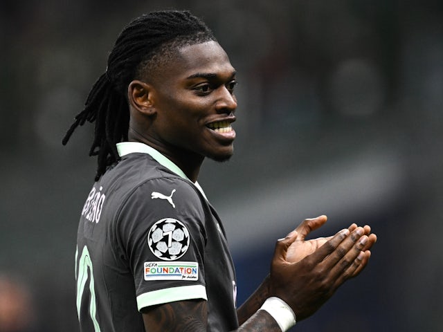 AC Milan's Rafael Leao on October 22, 2024 AC Milan's Rafael Leao on October 22, 2024