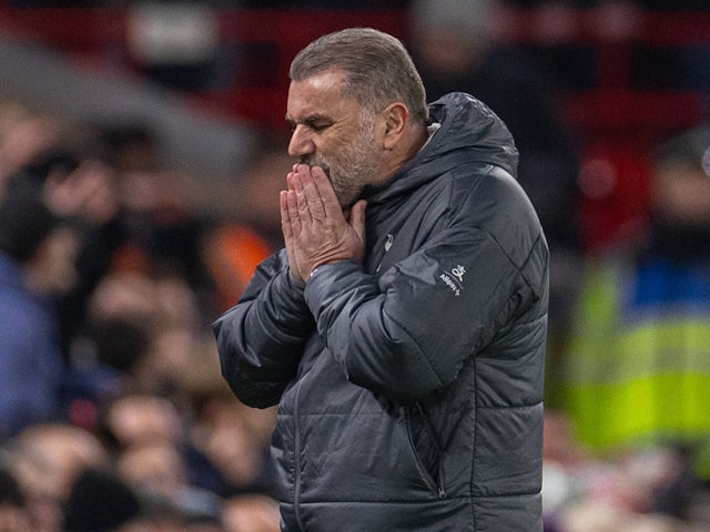 Tottenham Hotspur manager Ange Postecoglou on February 6, 2025 Tottenham Hotspur manager Ange Postecoglou on February 6, 2025