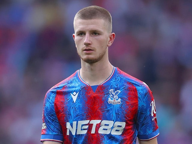 Crystal Palace's Adam Wharton on April 26, 2025 Crystal Palace's Adam Wharton on April 26, 2025