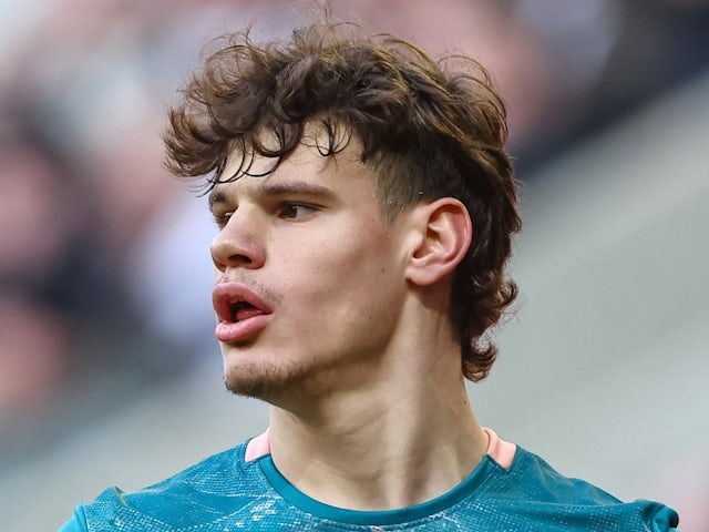 Bournemouth's Milos Kerkez on January 18, 2025