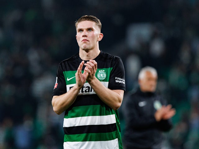 Sporting Lisbon's Viktor Gyokeres pictured on April 7, 2025 Sporting Lisbon's Viktor Gyokeres pictured on April 7, 2025